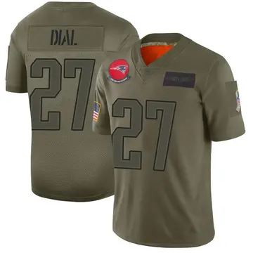 Men's Marcellas Dial Jr. New England Patriots Limited Camo 2019 Salute to Service Jersey