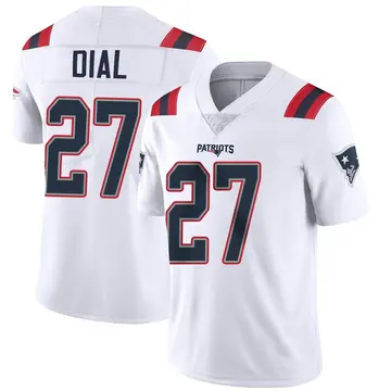 Men's Marcellas Dial Jr. New England Patriots Limited White Vapor Untouchable Jersey