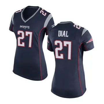 Women's Marcellas Dial Jr. New England Patriots Game Navy Blue Team Color Jersey