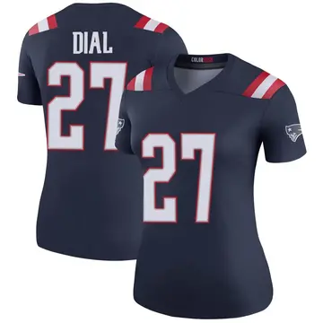 Women's Marcellas Dial Jr. New England Patriots Legend Navy Color Rush Jersey