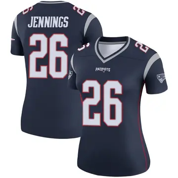 Women's Terrell Jennings New England Patriots Legend Navy Jersey