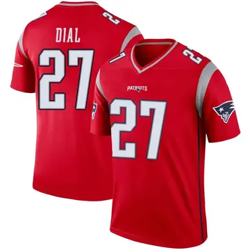 Youth Marcellas Dial Jr. New England Patriots Legend Red Inverted Jersey