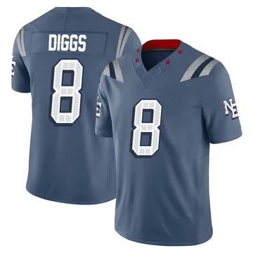 Youth Stefon Diggs New England Patriots Limited Blue Storm 2025 Rivalries Collection Jersey