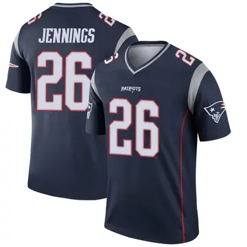 Youth Terrell Jennings New England Patriots Legend Navy Jersey